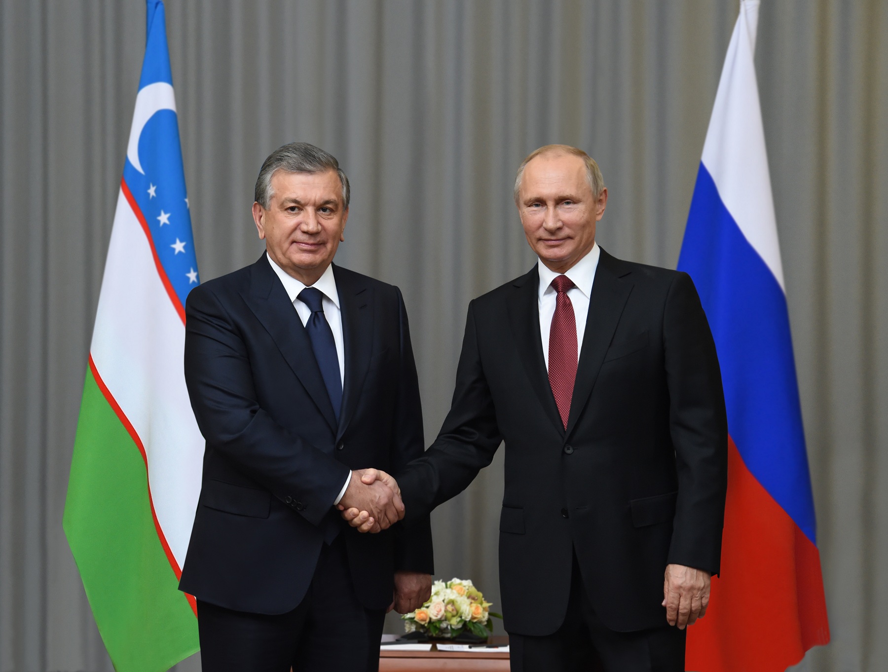 Президент Шавкат Мирзиёев встретился с Президентом Владимиром Путиным