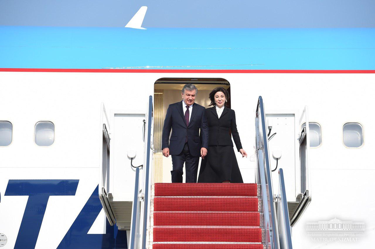 President of the Republic of Uzbekistan has arrived in the USA