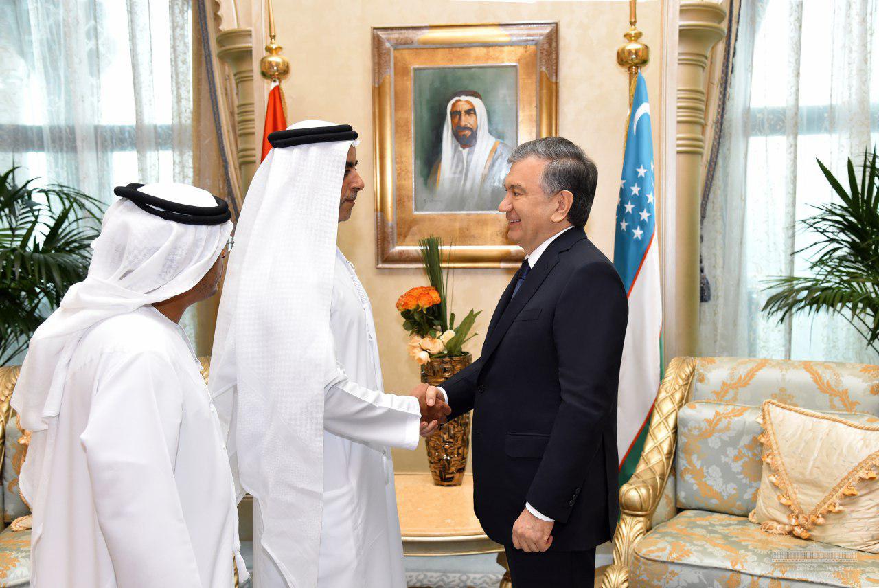 Состоялась встреча главы нашего государства c заместителем Премьер-министра, министром внутренних дел ОАЭ